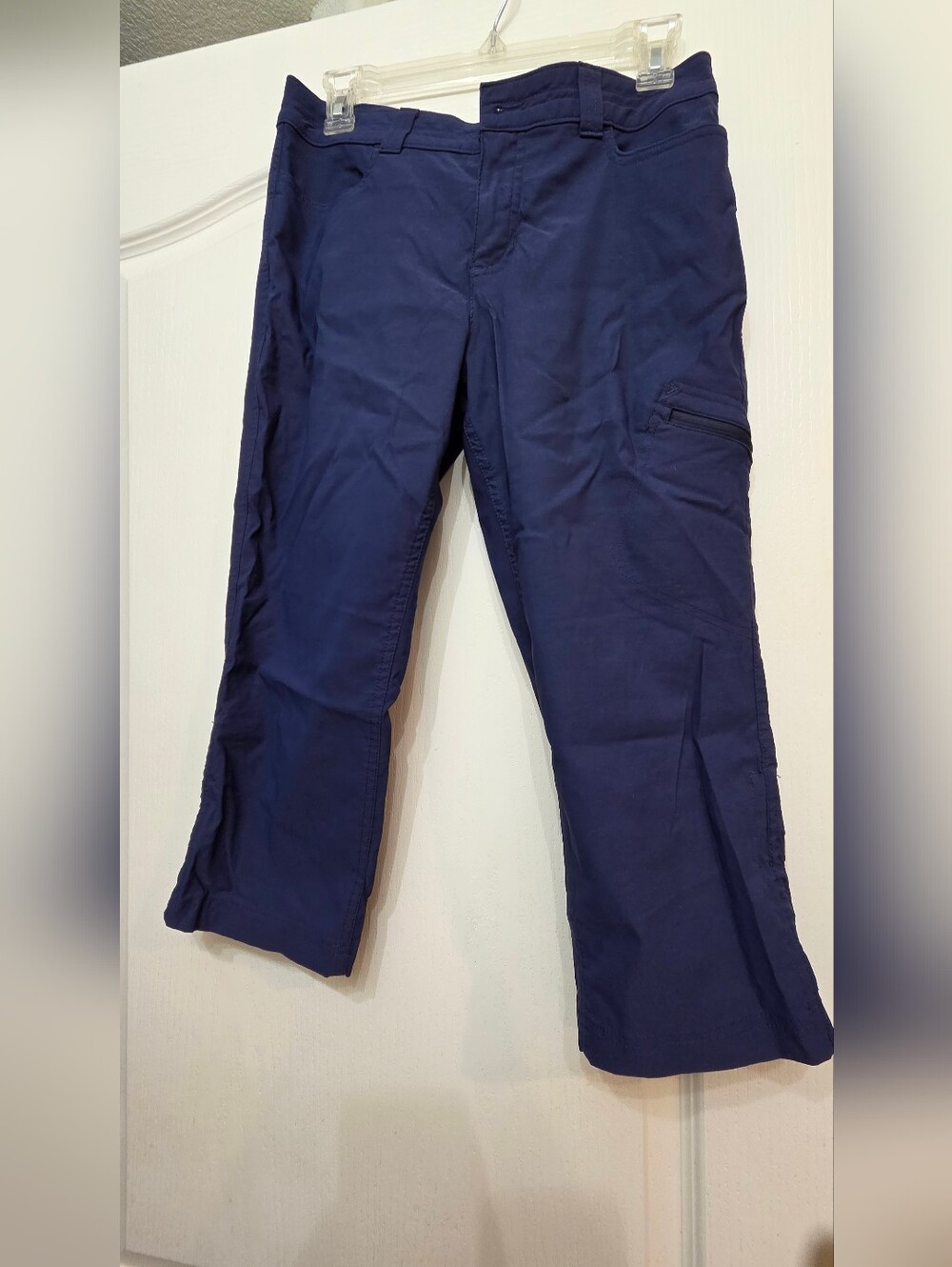 Women's Navy Utility Pants - Casual Cargo Style